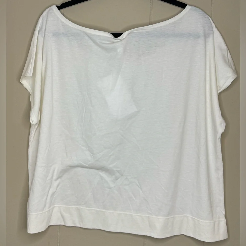 NWT Fabletics Vineyard Scoop Neck Short Sleeve Jersey T Shirt Womens XL - Picture 4 of 11